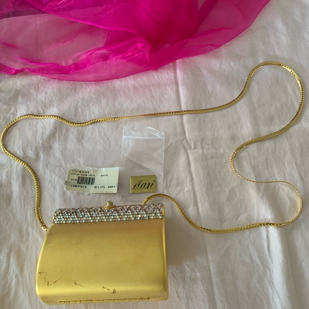 Gold Élan evening bag